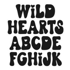 BFC Wild Hearts Retro Valentine's Day Font