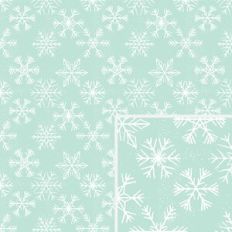 Frosty Snowflakes Pattern