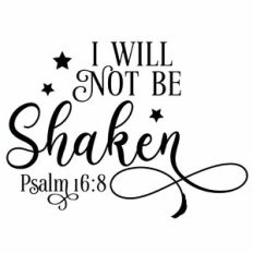 I Will Not Be Shaken Quote