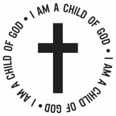 I Am A Child of God Cross Word Circle
