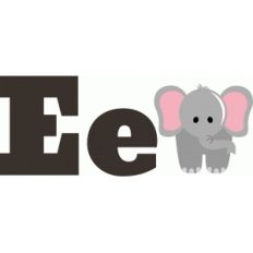 e is for elephant
