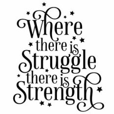 Where There Is Struggle There Is Strength Quote