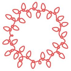 light strand wreath