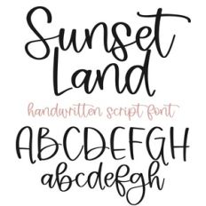 Sunset Land Font