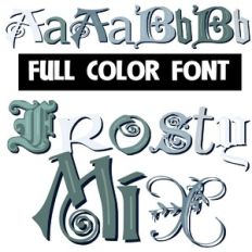 Frost Mix Color Font
