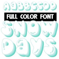 Snow Days Color Font