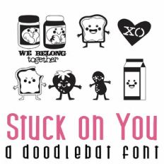 Stuck On You Doodlebat Font
