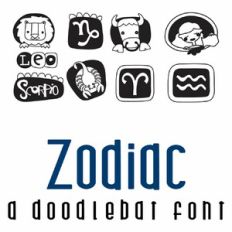 Zodiac Doodlebat Font