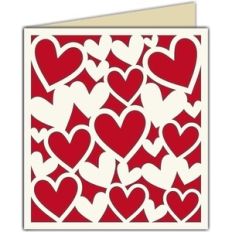hearts love card