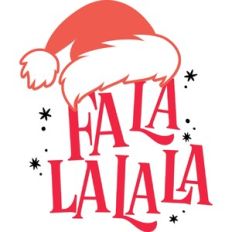 Fa La la la la Santa Hat