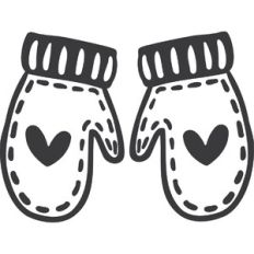 Heart Mittens