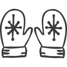 Snowflake Mittens