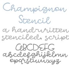 ZP Champignon Stencil