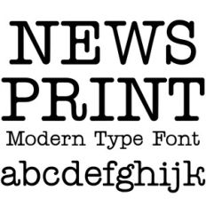 News Type Font