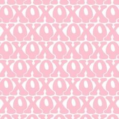 Retro Kisses Printable Background