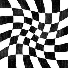 Retro checkerboard Swirl Background