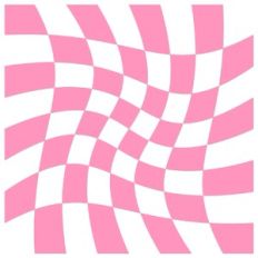 Retro checkerboard Swirl