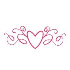 Heart With Flourishes