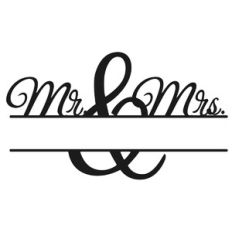 Mr and Mrs Nameplate