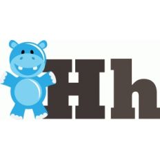h is for hippo