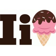 i is for ice cream