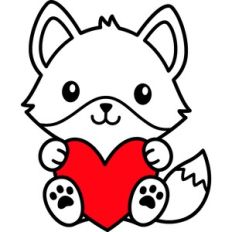Fox With Heart