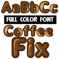 Coffee Fix Color Font