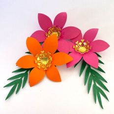 Flower 163 with foliage