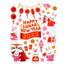 Chinese New Year Kawaii Rabbit Stickers