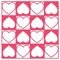 heart grid background
