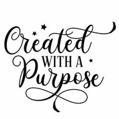 Created With A Purpose Quote
