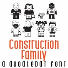 Construction Family Doodlebat Font
