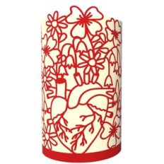 Anatomical Heart Floral Lantern