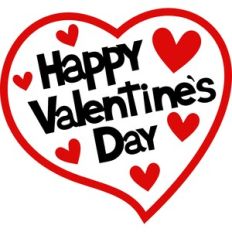 happy valentines day hearts