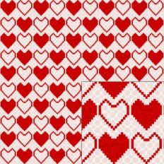 heart red glitter pattern