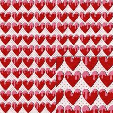 heart splat glitter pattern