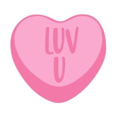 Candy Heart Luv U