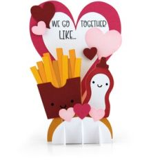 5x7 Grid Box Card Valentine Fries