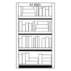 Book Shelf Printable