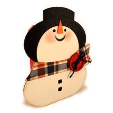 Box Snowman Gift Card Holder