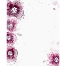Watercolor Flower Card