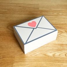 envelope heart box