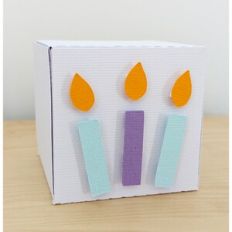 birthday candle box