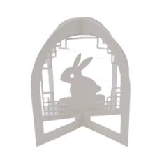 ONE LAYERED POP UP SPHERE Oriental Zodiac rabbits
