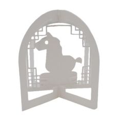 ONE LAYERED POP UP SPHERE Oriental Zodiac horse
