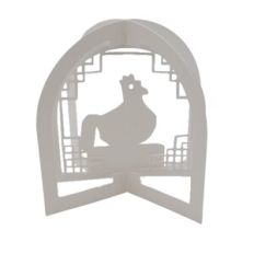 ONE LAYERED POP UP SPHERE Oriental Zodiac rooster