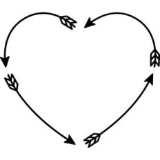 Heart Arrow Frame