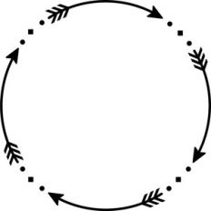 Arrow Circle Frame
