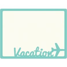 vacation journaling card