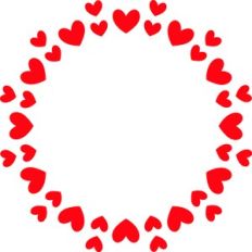 Hearts Frame